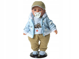 Bábika Baby Born - Bobas Doll 45 cm chlapec ako Alive hovorí, že spieva