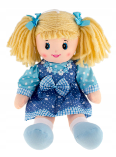 Látková bábika - Ola Doll Cuddly Rag Singing hovorí