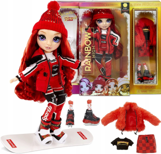 Bábika Rainbow High - Dúha vysoká zima Ruby Anderson Doll 574286