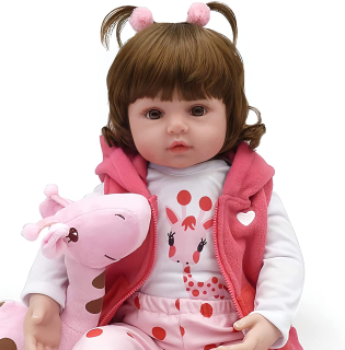 Reborn bábika - Reborn Bobas Doll Girl Like Alive!