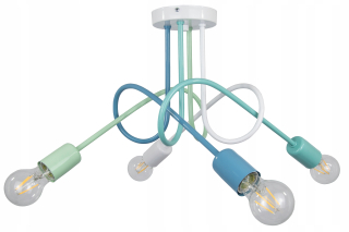 Stropná lampa do detskej izby - DETSKÉ LAMPY, LUSTER, PASTELY, BEŽNÉ KOVANIE, FARBY