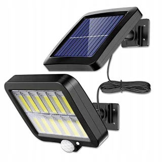 Uličná lampa - Pouličné svietidlo 250 W 12000 lm na solárne napájanie