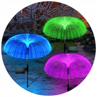 Záhradná solárna lampa RGB LAMP JELLYFISH 100 cm