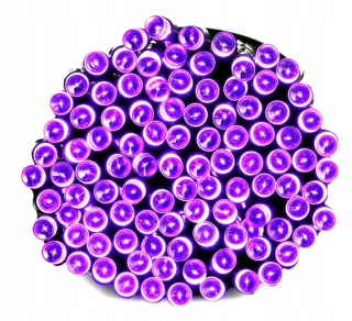Vianočné svetielka - Vianočné stromčeky 200 LED diódy fialové