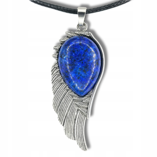 LAPIS LAZULI - LAZURIT, prívesok, prírodný kameň, Anjelské krídlo, amulet