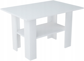 Konferenčný stolík Nábytok Najpredávanejší obdĺžnikový 87 x 60 x 55 cm biely