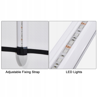 LED paddleboard Systém LED osvetlenia s taškou KR