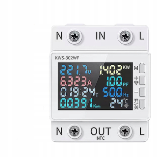 Wattmeter - Energy tuya wifi 8in1