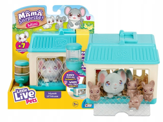 L.O.L Surprise zvieratko - Malé živé domáce zvieratá mama prekvapenie mini myš