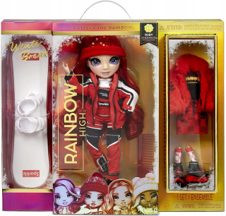 Bábika Rainbow High - Rainbow High Winter Doll Ruby Anderson
