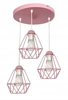 Stropná lampa do detskej izby - Závesná lampa z diamantovej farby - Vytvorte si lampu