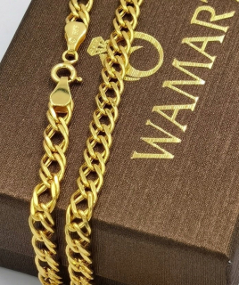 Retiazka 5MM Rombo hrubá 54cm 585 zlato