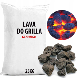 Láva na plynový gril Vulkanická LAVA 25KG