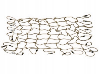 Detská lezecká sieť na vežu a ihrisko 200x210 cm Hnedá