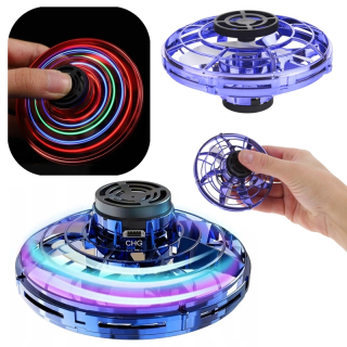 Flying Spinner Svietiaci bumerang Mini UFO LED dron pre deti