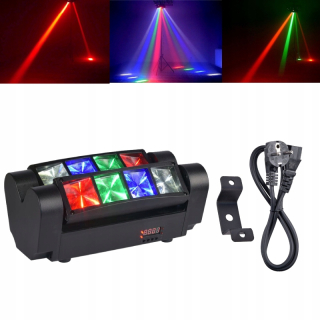 Light4me pavúk Mkii Turbo LED efekt 8x 3W RGBW