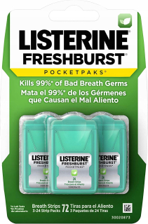 Listerine Freshburst listy 3x24 kusov