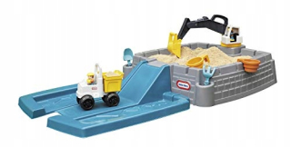 Little Tikes Digger Diggers Bagr Sandbox pre deti – obsahuje veko a hraciu plochu