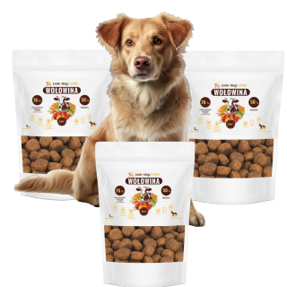 Look4dog CARE krmivo pre psov bezobilné hovädzie a kuracie mäso 1 kg