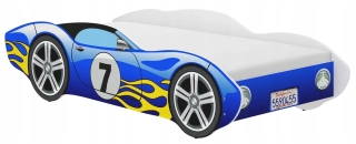 Jednolôžková posteľ pre deti - Auto Corvetta Bed 140x70 + matrac - auto!