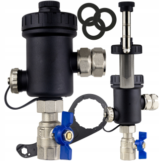 MAGNETICKÝ FILTER, ODLUČOVAČ ZNEČISTENIA, VENTILÁTOR CENTRÁLNEHO SYSTÉMU, 3/4 DN20