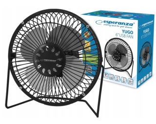 Innay123123 stolný ventilátor, USB mini ventilátor, čierny
