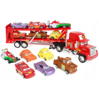 Rozpravkové auto - Maniek Zigzak McQueen 6 Car Auts Tow Truck Car Auto