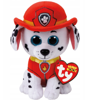 MARSHAL PAW PATROL PLYŠOVÁ HRAČKA MASKOT 15CM TY Čiapka