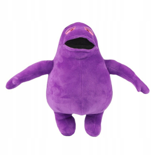Rozprávkový plyšák - Grimace Shake maskot žltý plyšový klobúk hračka