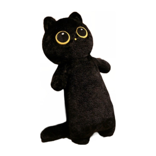 L.O.L Surprise zvieratko - Maskot plyšový vankúš mačka čierna dlhá 70 cm