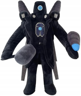 Rozprávkový plyšák - SKIBIDI WC MASKOT PLYŠOVÝ VYLEPŠENÝ TITÁNOVÝ KAMERAMAN 28CM
