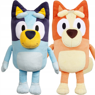 Rozprávkový plyšák - Maskoti mazdali multe bluey a bingo 28 cm