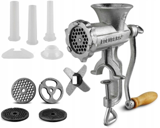 Mlynček na mäso - Mäsový stroj 10 HOTINER 3 Funnels 4 Sieves