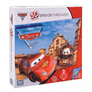 MEGA 3D PUZZLE VESMÍRNE AUTÍČKY NOVÉ 46X61CM