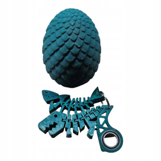 MEGA sada 1x Keyrambit + REX + dračie vajce + žralok,TikTok DARK GREEN