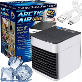 Klimatizácia - Mini prenosná atmosféra pre vodu pre USB LED ICE 3IN1