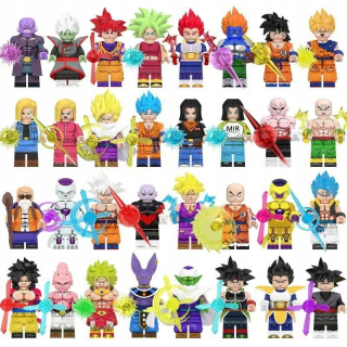 DRAČIA GUĽA MINIFIGURKY SET BLOKOV ANIME DOPLNKY 32 KUSOV