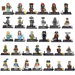 MINIFIGURÁCI PIRÁTI Z KARIBIKU + LEGO DOPLNKY