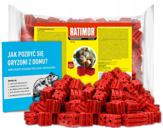 Nástraha na myši a potkany - Silná jedovatá myš a potkany Ratimor 3 kg