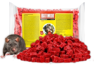 Nástraha na myši a potkany - Silný jed pre potkany myši ratimor 1kg