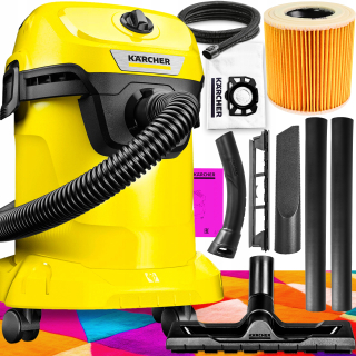 Vysávač, príslušenstvo - VÝKONNÝ BEZVRSKOVÝ VYSÁVAČ KARCHER WD 3 4500 W XXXL