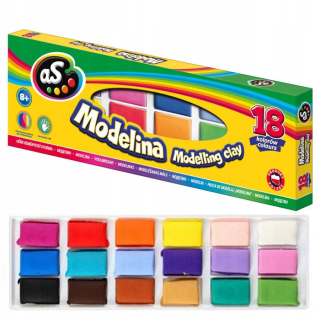 Modelovacia hlina do školy pre deti 18 farieb