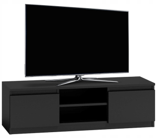Stojanová TV skrinka TopEshop 120x36x40 cm, matná čierna