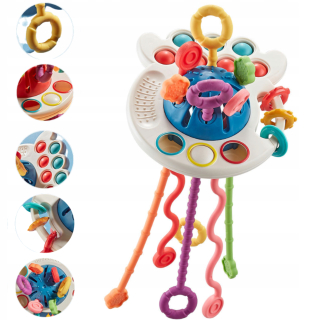 Hryzadlo pre deti - Montessori Teether pre bábätká zmyslové hračky pre deti pre deti