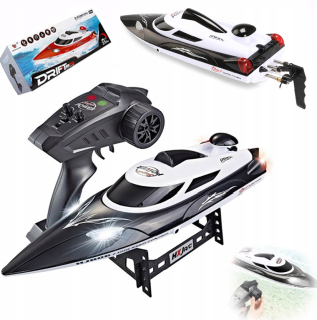 Plávajúci RC model - Pilot na diaľku člnom člna RC łódź HJ806 Racing 35 km/h