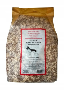 Granule pre psa - CEZAR nevarené cestoviny pre psov 5 kg
