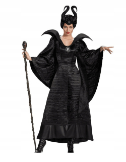 Sada pre Halloween - Maleficent Halloween Cosplay kostým