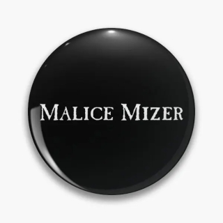 Malice Mizer White Mäkký gombík Pin Cartoon Móda Ženy Šperky Odznak strih