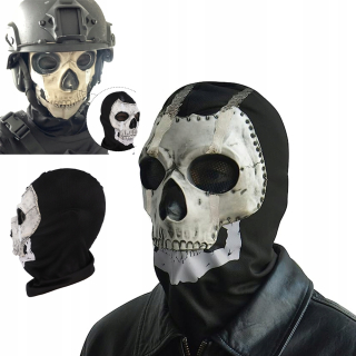 Maska Halloween - Maska ducha z Call of Duty MW2 Full Cod Cod Halloween Head pokrývky hlavy
