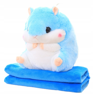 Deka maskot 2v1 Cuddly HAMSTER Darček